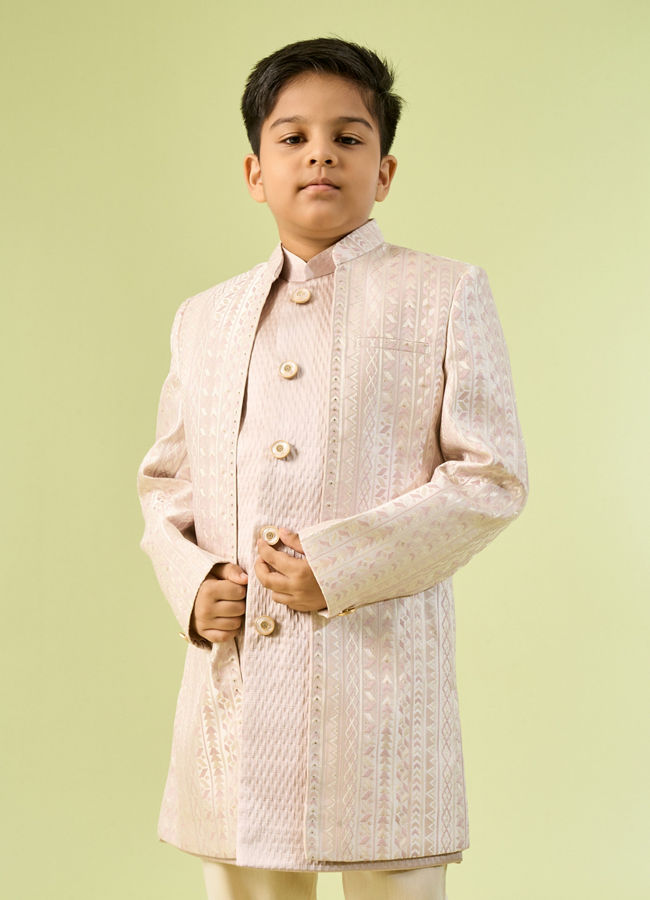 Manyavar Boys Pink Majesty Indo Western