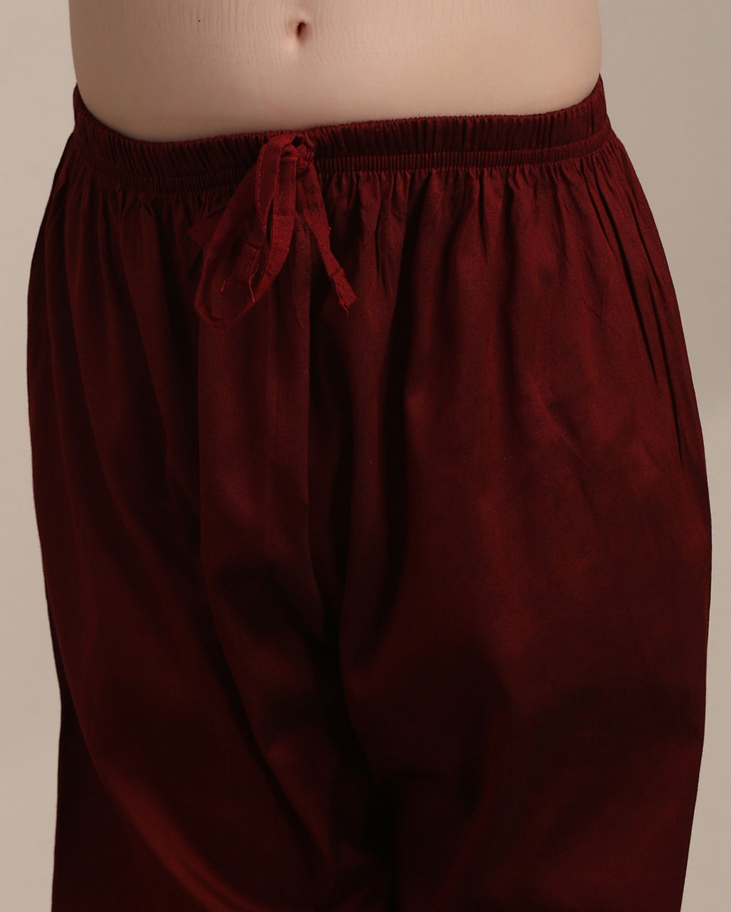 Manyavar Boys Aurora Red Kurta and Mirrored Jacket Set