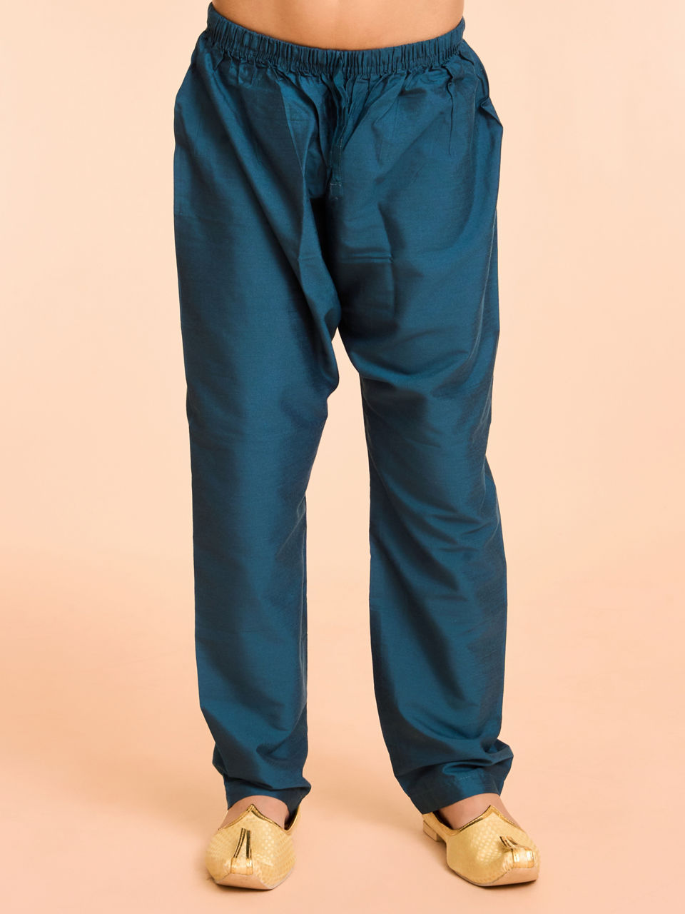 Manyavar Boys Blue Elegance Kurta Jacket Set