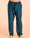 Manyavar Boys Blue Elegance Kurta Jacket Set