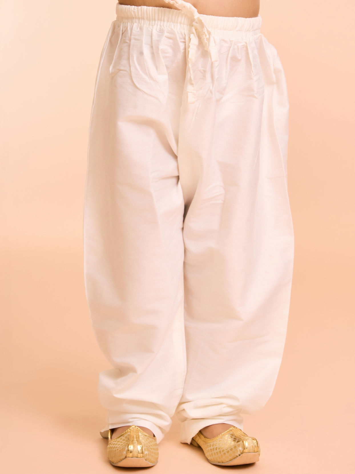 Manyavar Boys Pink Cotton Kurta Jacket Set