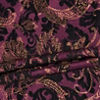 Regal Wine Velvet Ensemble Kurta Jacket Set