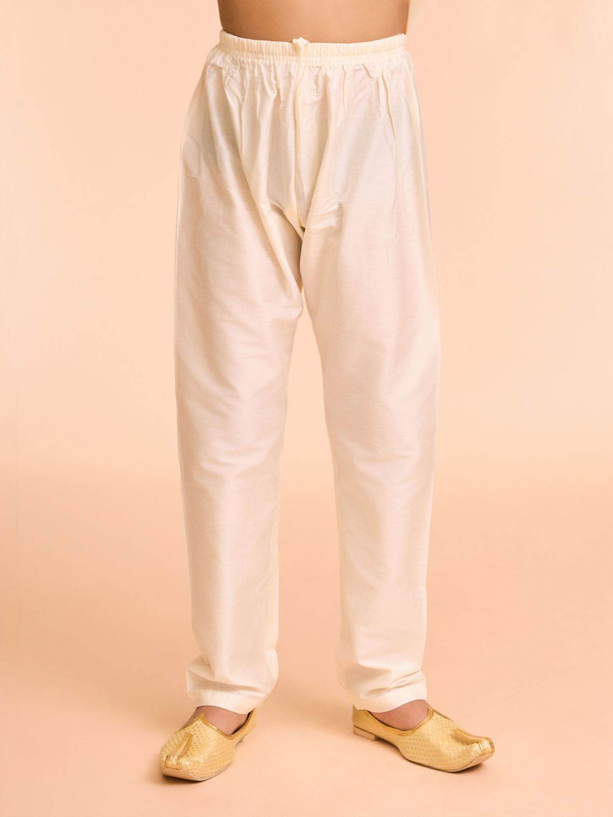 Manyavar Boys Sunlit Yellow Kurta Pajama Set