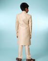 Manyavar Boys Beige Elegance Sherwani