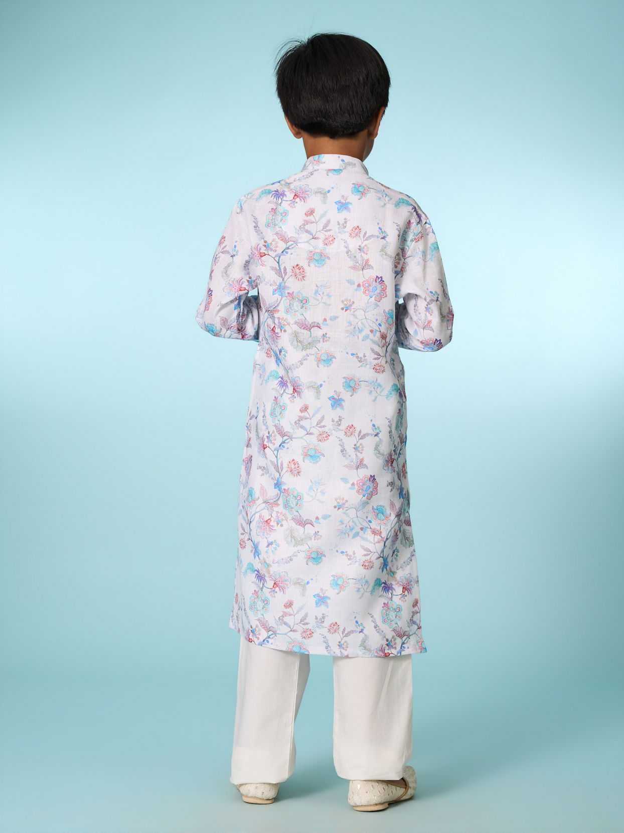 Manyavar Boys Ethereal White Kurta Pajama