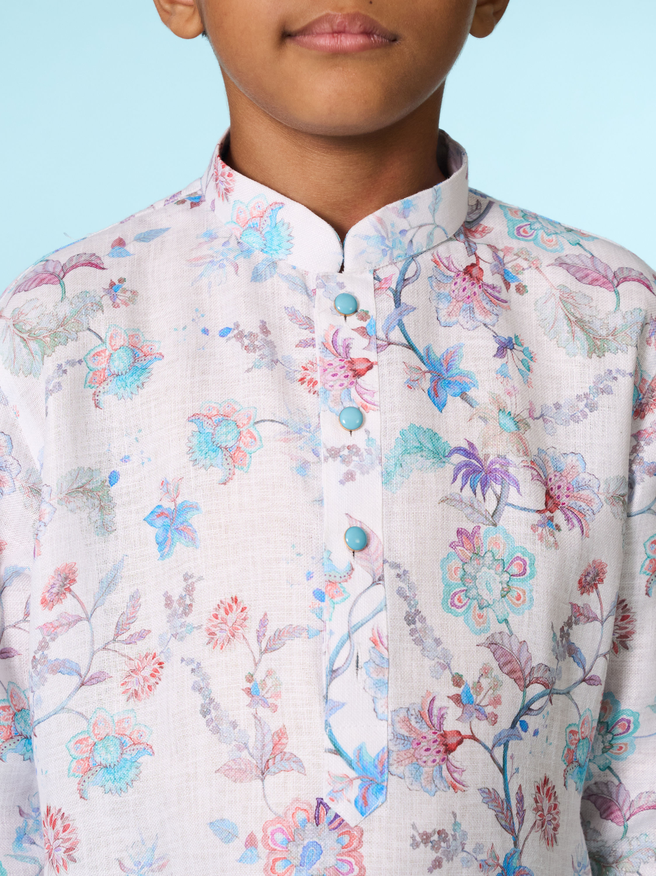 Manyavar Boys Ethereal White Kurta Pajama