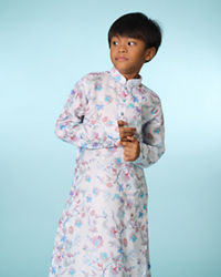 Manyavar Boys Ethereal White Kurta Pajama