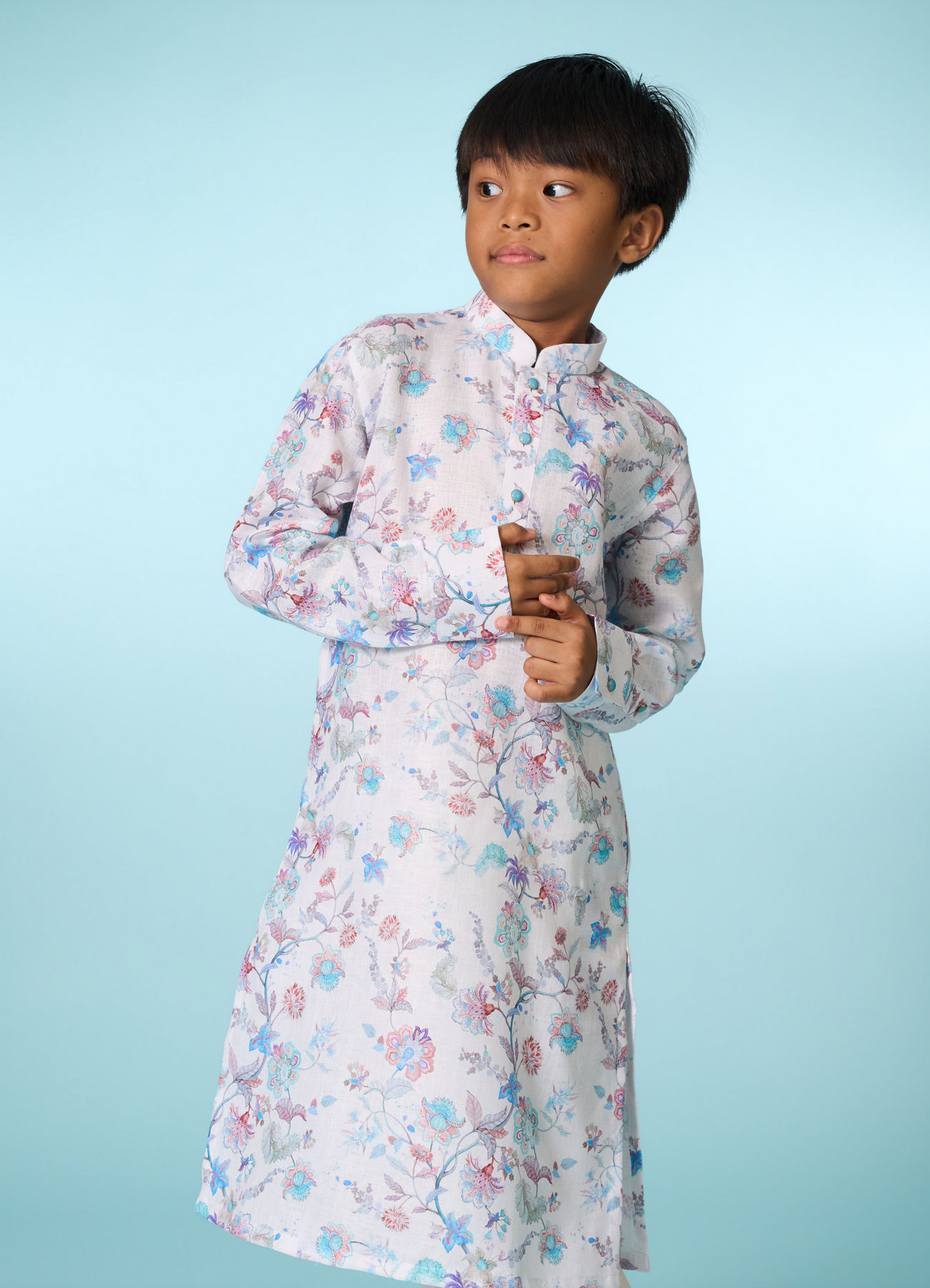 Manyavar Boys Ethereal White Kurta Pajama