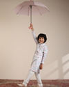 Manyavar Boys Boys Warm White Floral Printed Kurta Set