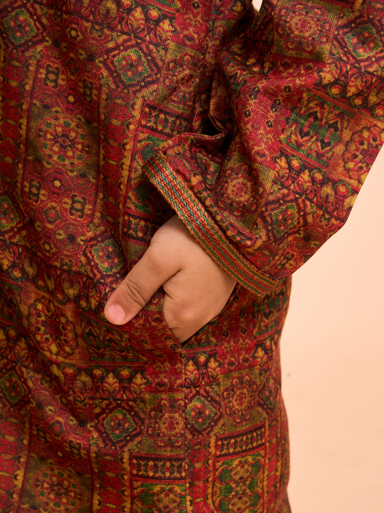 Manyavar Boys Rustic Royal Kurta Pajama