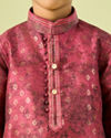 Manyavar Boys Maroon Kurta Pajama