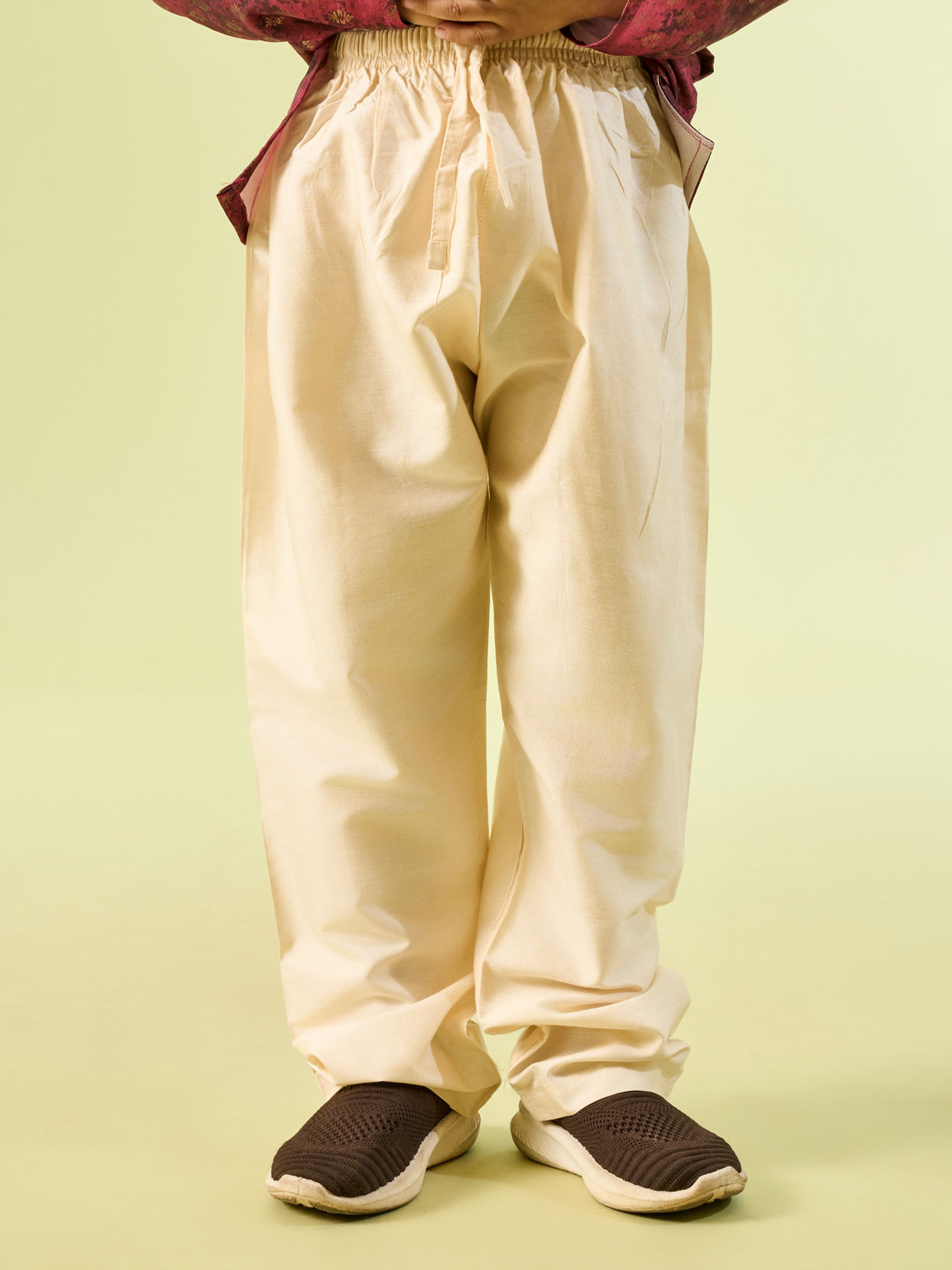 Manyavar Boys Maroon Kurta Pajama