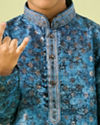 Manyavar Boys Opulent Blue Kurta Pajama Set