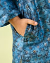 Manyavar Boys Opulent Blue Kurta Pajama Set