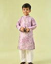 Manyavar Boys Lilac Kurta Pajama