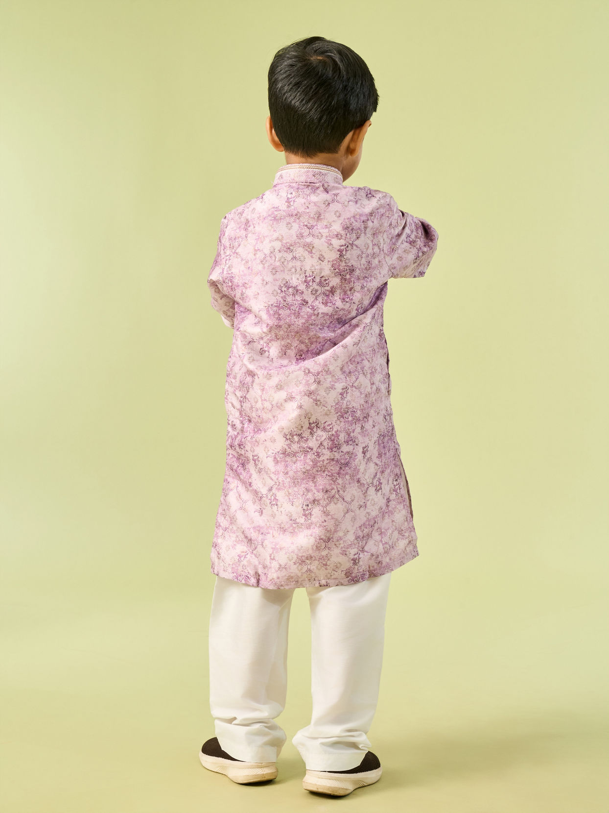 Manyavar Boys Lilac Kurta Pajama