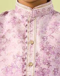 Manyavar Boys Lilac Kurta Pajama