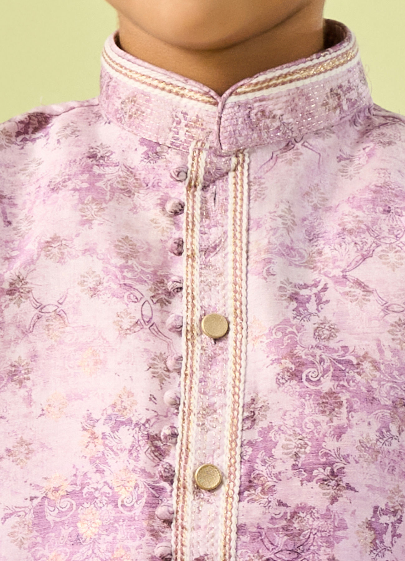 Manyavar Boys Lilac Kurta Pajama