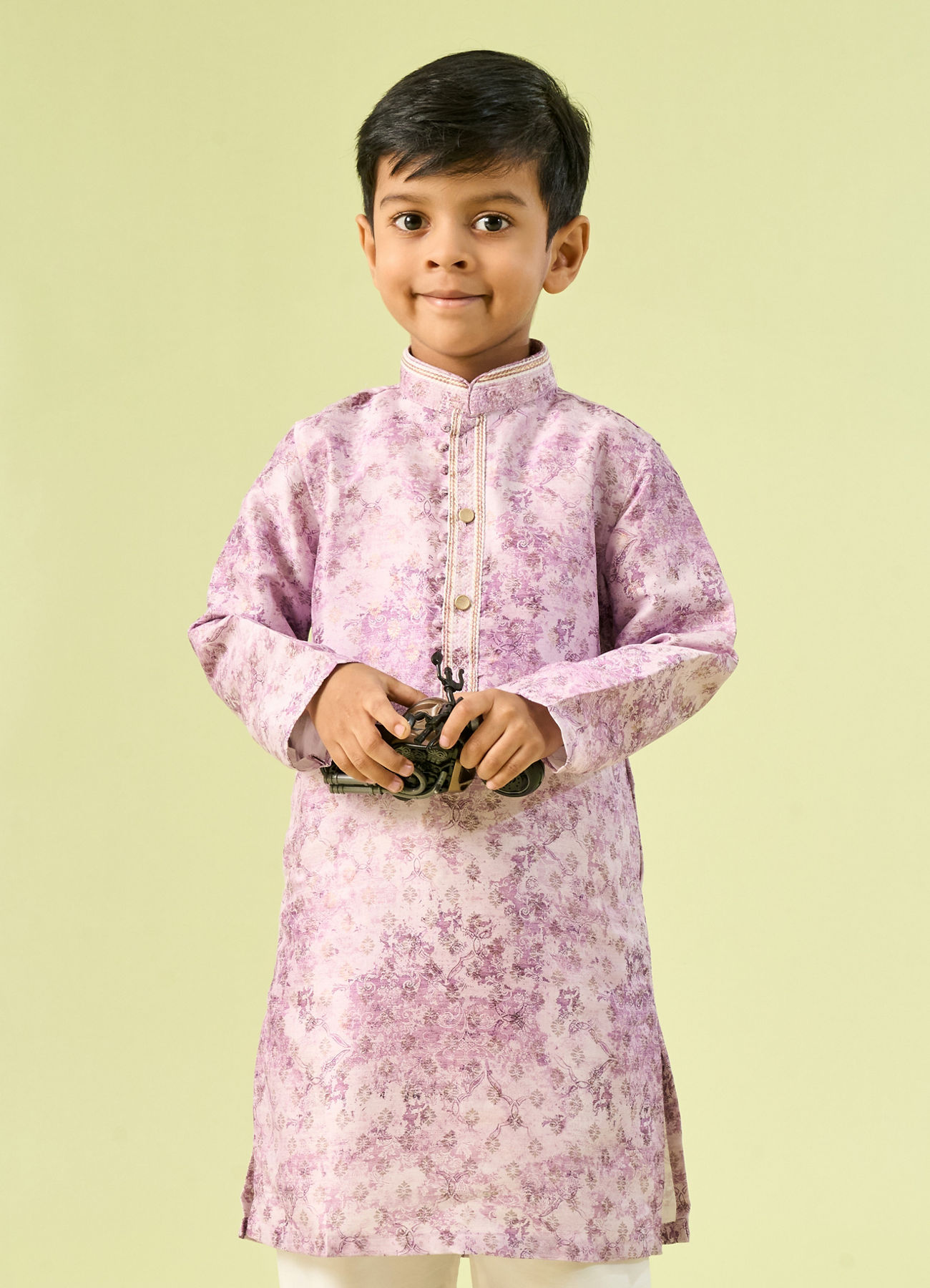 Manyavar Boys Lilac Kurta Pajama