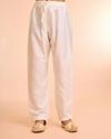 Manyavar Boys Charming Cream Art Silk Kurta Pyjama