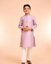 Manyavar Boys Regal Lilac Kurta Pajama