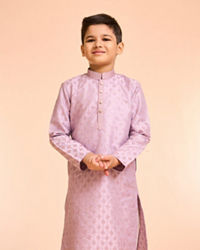 Manyavar Boys Regal Lilac Kurta Pajama