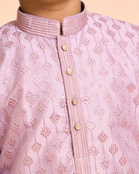 Manyavar Boys Regal Lilac Kurta Pajama