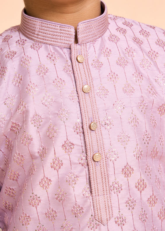 Manyavar Boys Regal Lilac Kurta Pajama