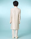 Manyavar Boys Cream Tradition Sherwani