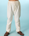 Manyavar Boys Cream Kurta Pajama Set