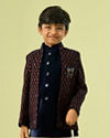 Manyavar Boys Regal Royal Blue Indo Western
