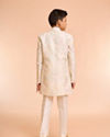 Manyavar Boys Cream Celebration Ensemble Indo Western