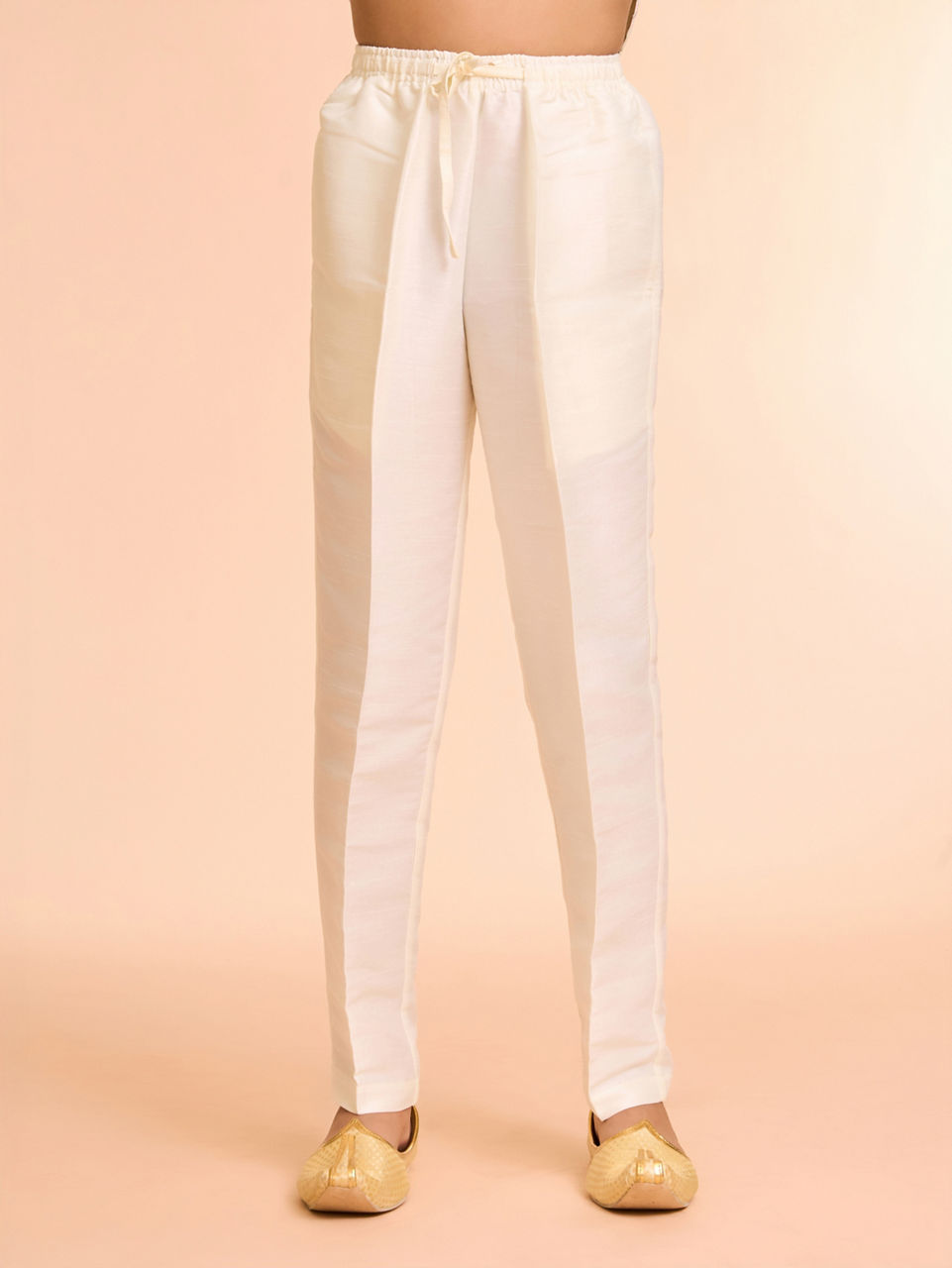 Manyavar Boys Cream Celebration Ensemble Indo Western