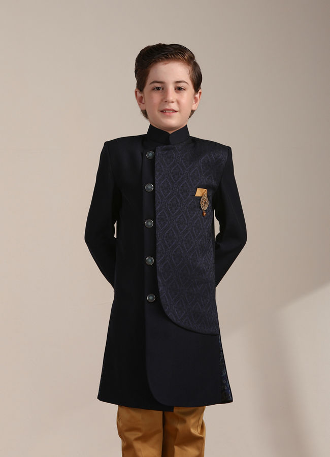 Manyavar sales kids sherwani