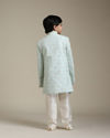 Manyavar Boys Light Blue Festive Boys' Indo Western image number 4