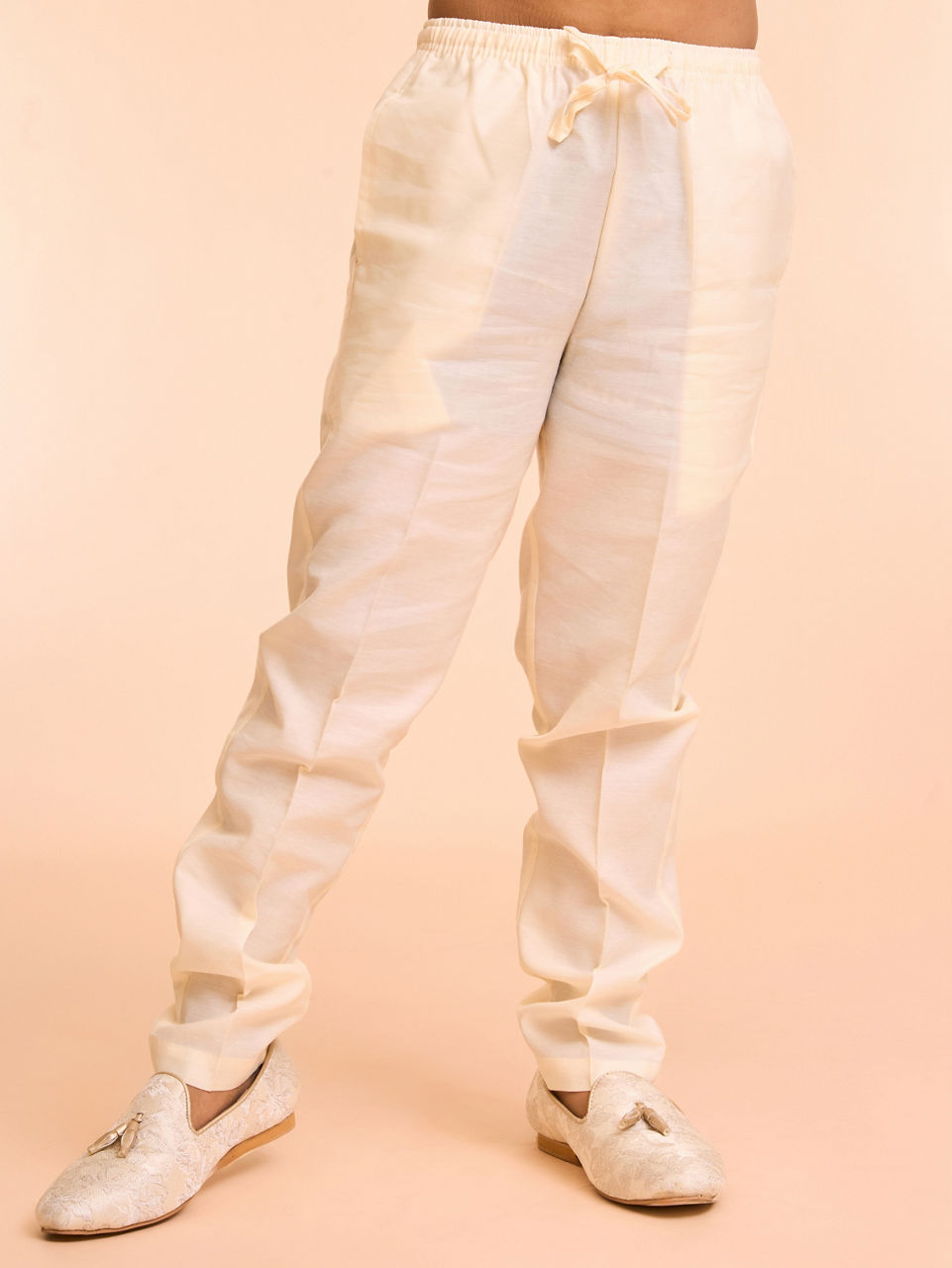 Manyavar Boys Beige Charm Indo Western