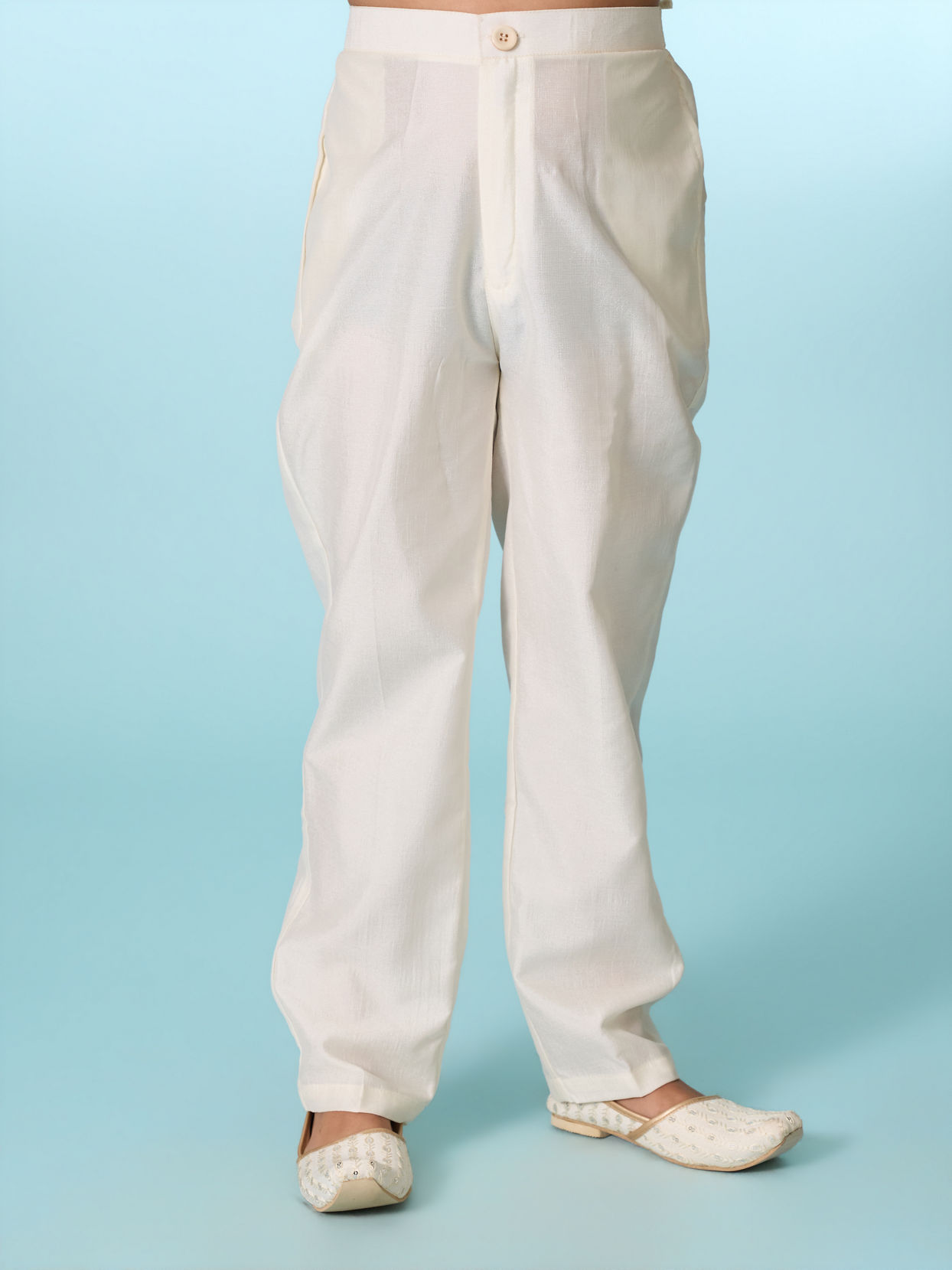 Manyavar Boys Cream Indo Western Ensemble