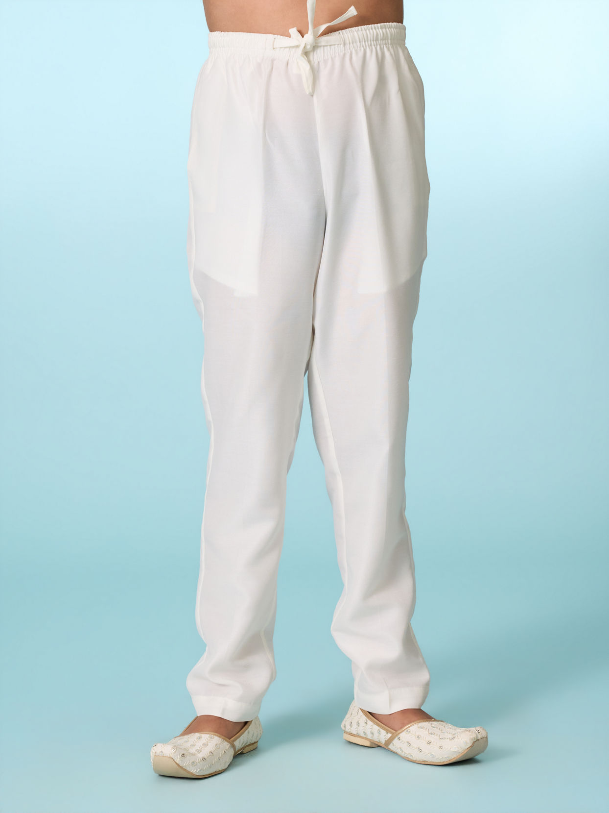 Manyavar Boys Warm White Indo Western Set