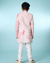 Manyavar Boys Splendid Pink Indo Western