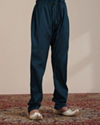 Manyavar Boys Boys Teal Blue Bagh Chowkadi Patterned Jacket Set