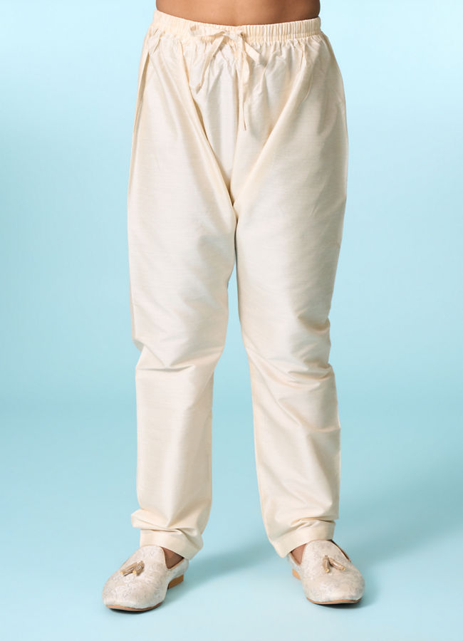 Manyavar Boys Regal Red Kurta Jacket Set