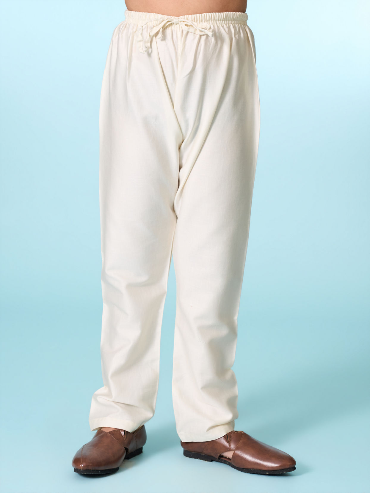 Manyavar Boys Regal Cream Kurta Set Jacket