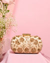 Mohey Women Beige Elegance Clutch Bag