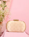 Mohey Women Beige Elegance Clutch Bag