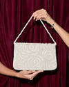 Mohey Women Cream Colored Envelope Bag