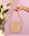 Mohey Women Glittery Gold Festive Purse