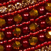 Maroon Graceful Silk Clutch Bag