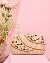 Mohey Women Cream Essential Clutch Bag