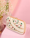 Mohey Women Vibrant Pink Festive Clutch Bag