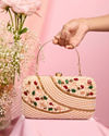 Mohey Women Beige Beauty Clutch Bag